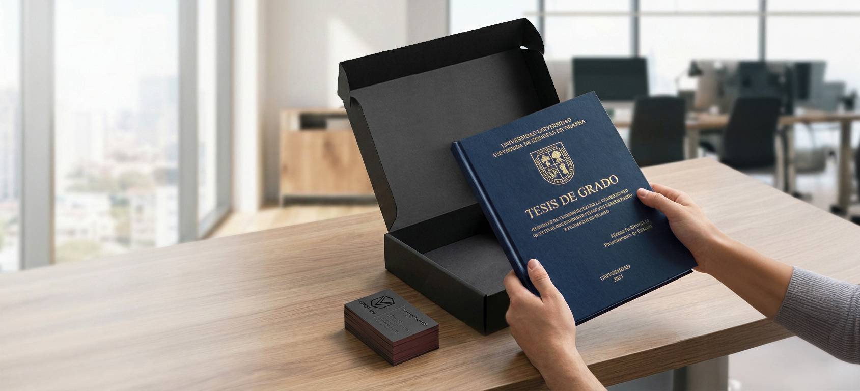 Empastado y encuadernación de tesis de grado